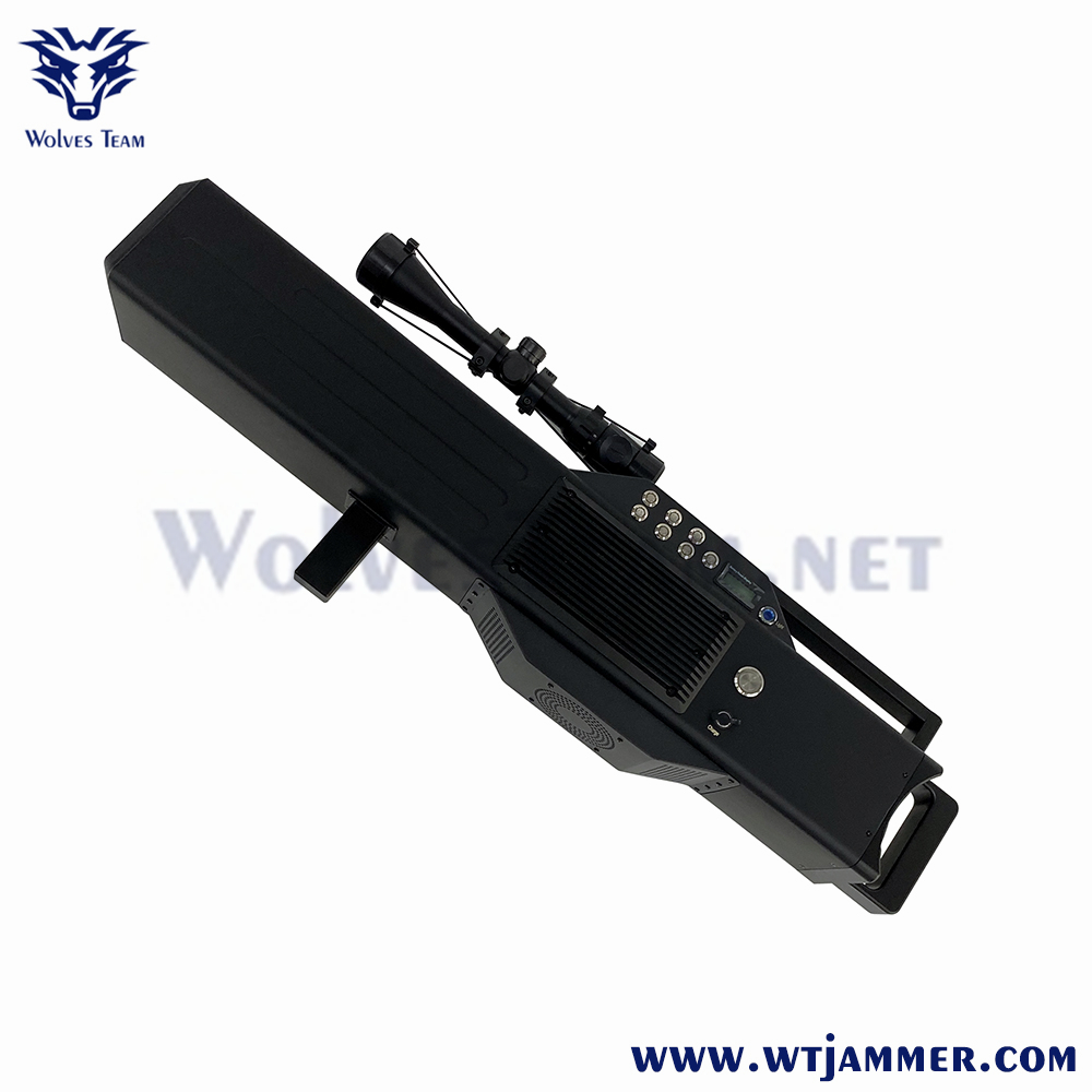 Безопасность 1200m Handheld Jammers трутня сигнала GPS WiFi анти- военная