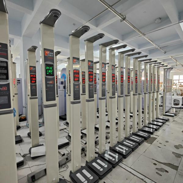 Ultrasonic BMI Height and Weight Scale for Hospital 300kg Capacity Measuring Human Body