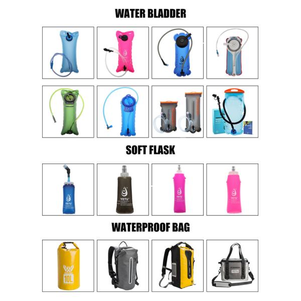 600D PU TPU Waterproof Waist Bag for Outdoor Sports