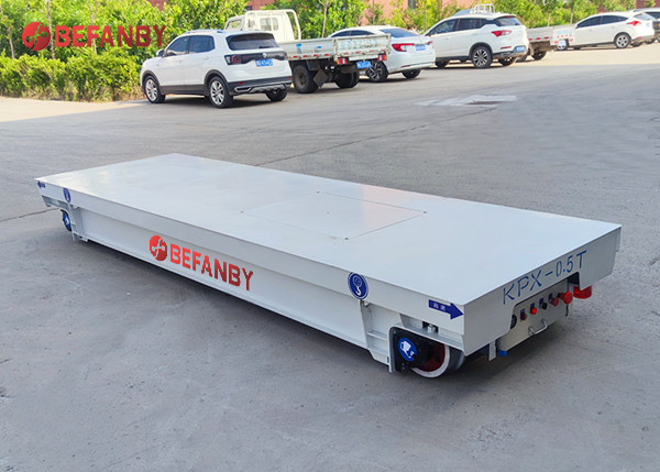 Steel Mill Copper Billet Transfer Kpx 2 Ton Railway Trolley