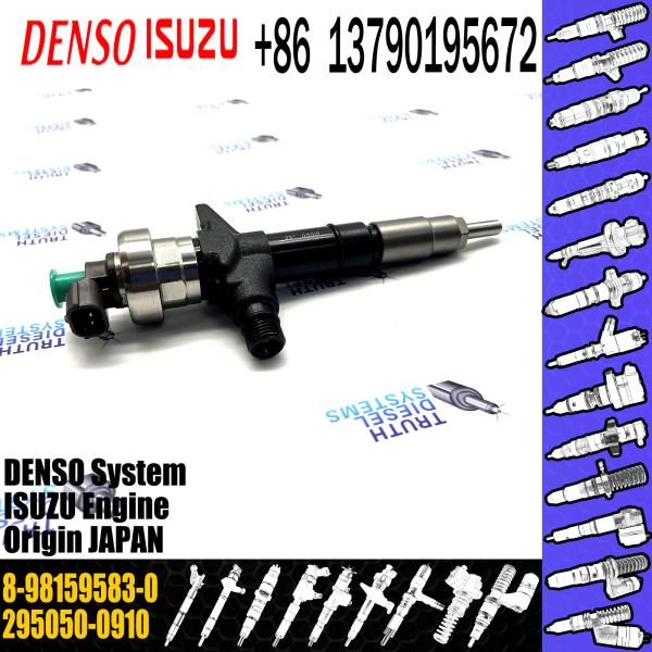 En gros injecteur de gazole 8981595830 8-98159583-0 pour le moteur 295050-0910 2950500910 d'ISUZU 4JK1