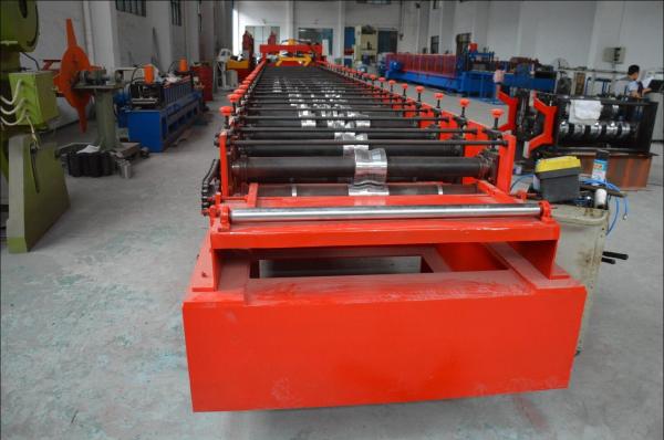 Thick Galvanized Steel Roof Panel Roll Forming Machine with Chain Driving System