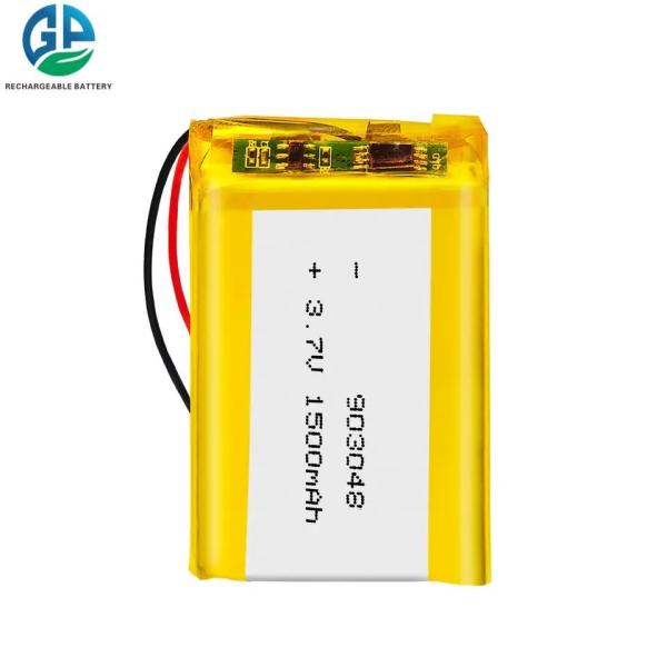 903048 3.7v 1500mah Lithium Polymer Battery Pack Rechargeable CE KC Approved