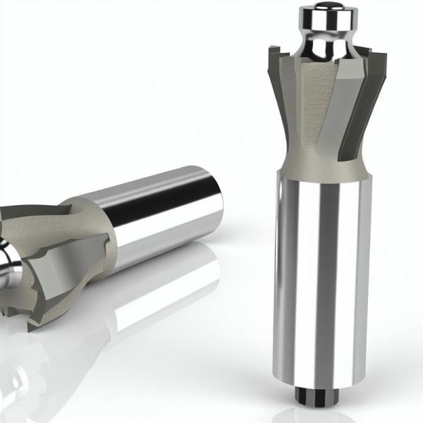Straight Smooth Edge Bearing Router Bits Industrial Grade With High Speed Carbide