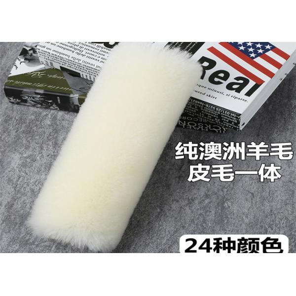 Correa de hombro suave larga del acolchado del cinturón de seguridad de las lanas con el cierre del velcro/el tamaño de encargo