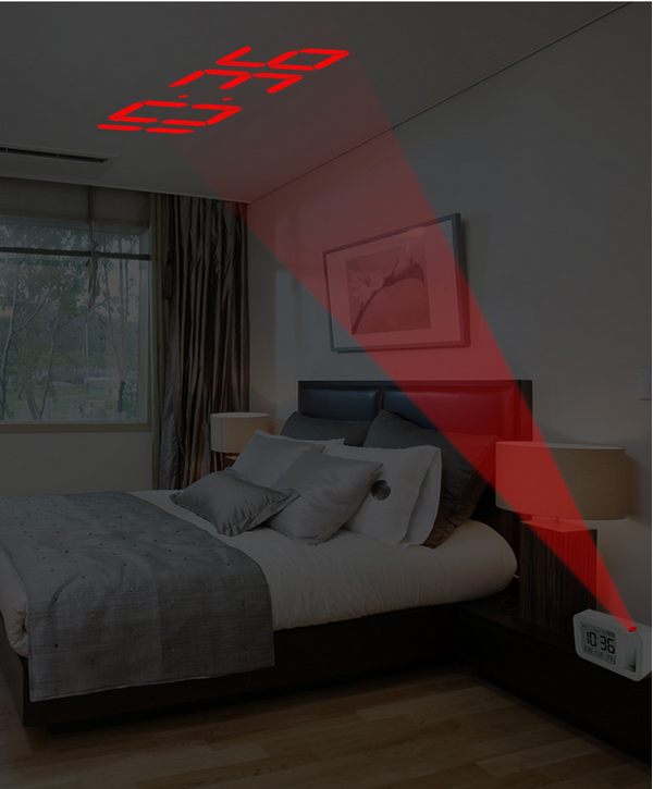 Батарея USB часов термометра Dimmable дисплея LCD крытая на открытом воздухе использующая энергию