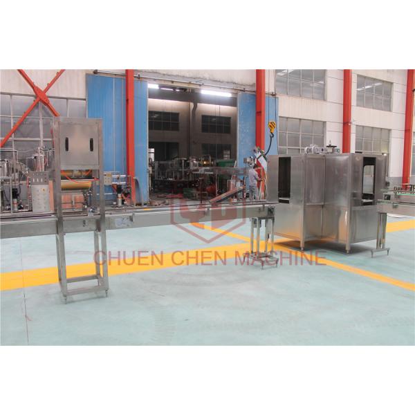 Low Noise Mineral Water Barrel Washing Filling Machine For Big Bottle 19L 20L