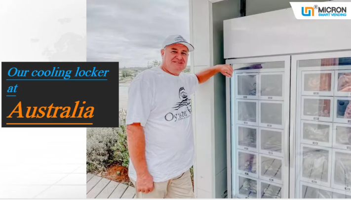 WEIMI Chicken Egg Vending Machine USA With Card Reader and Customizable Lockers for Farms & Shopping Malls