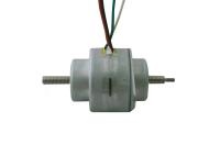 Mini 5V 25mm motor deslizante linear de ímã permanente do ângulo de uma etapa de 15 graus com parafuso movimentador