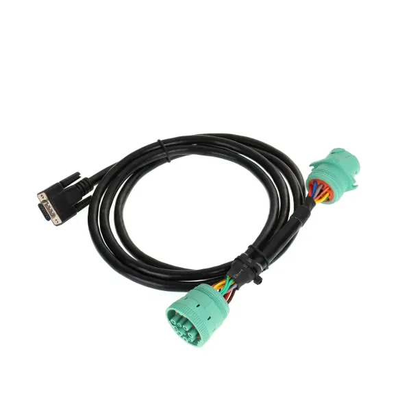 High-Quality Deutsch 9 Pin J1939 Green Diagnostic Cable Kit