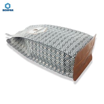Papier d'aluminium sacs de café de dégazage de valve de manière de 300 microns un