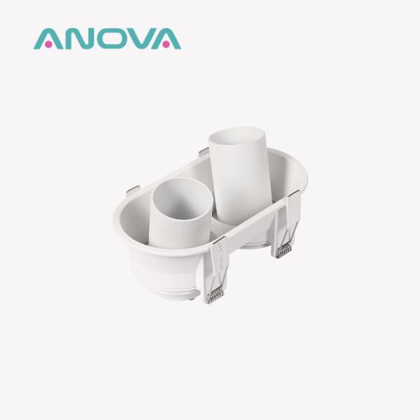 Customizable Anti-Glare GU10 Recessed Spotlight Frame Designed For Commercial Spaces
