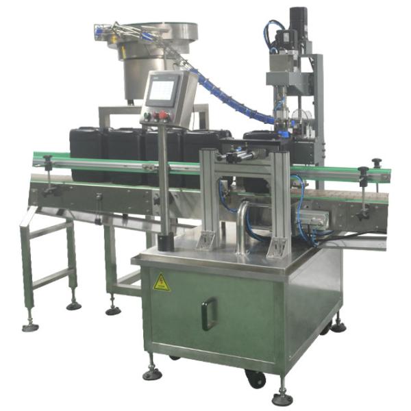 Máquina de vedação de garrafas de plástico de 10 litros para 750 baldes por hora 5 bicos de enchimento e rotulagem