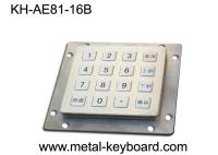 Clavier numérique industriel d'entrée en métal rocailleux avec 16 clés dans 4x4 Matrix