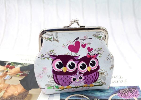 Custom animal printed Coin Purse bag Cute Owl Bag Cartoon Elephant Coin Bag