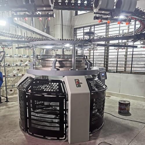 20-48INCH Single Jersey Industrial Circular Knitting Machine 11kw With French Terry