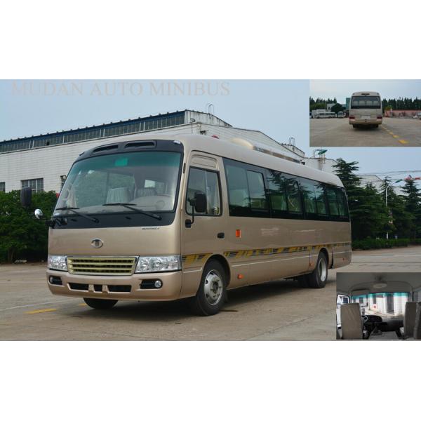 ISUZU Diesel Engine Coaster Minibus Passenger City Rider Bus Straight Beam Framework