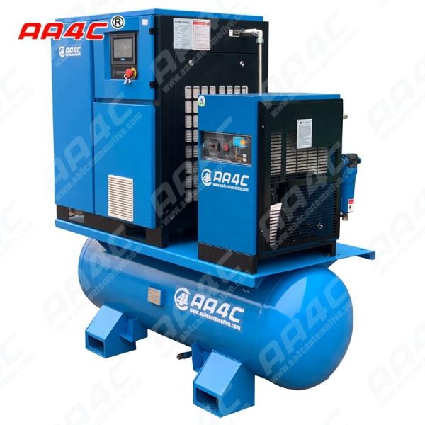 Liga portátil completa da bomba de ar do compressor de ar do parafuso de AA4C 7.5KW 11KW 15KW 22KW 11kw 15hp com secador e tanque do ar