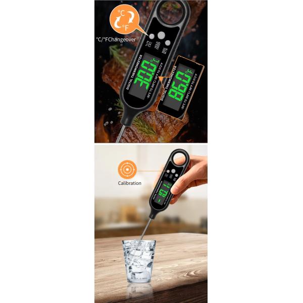 DTH-164 -50 To 300℃ Digital Cooking Food Kitchen Candy Thermometer for Grill Smoker Oven Backing BBQ Instant Read Meat Thermometer