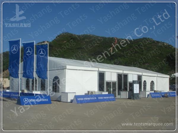 Aluminum Frame Show Event Marquee Tent Rental With Transparent PVC Windows / Glass Door