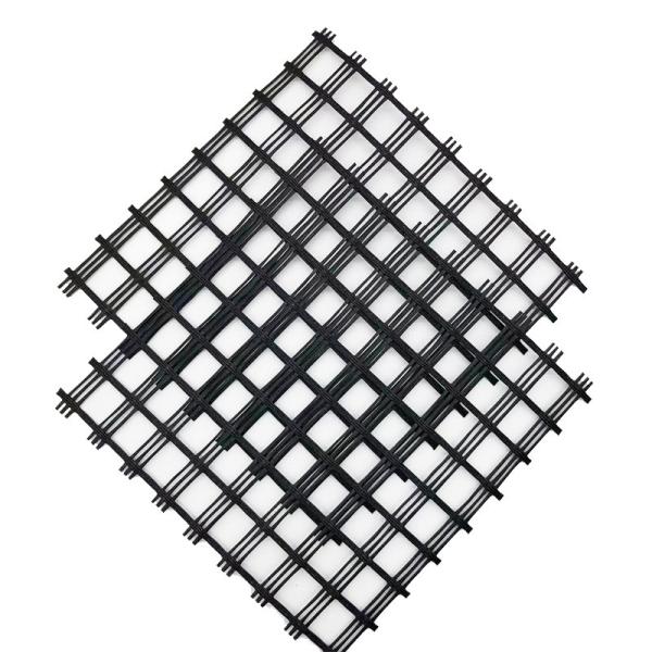 Fiberglass Asphalt Reinforcement Geogrid Machine Mesh High Tensile Strength