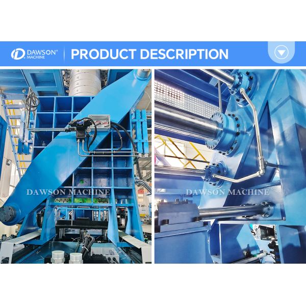 Used 1000L IBC Extrusion Blow Molding Machine with High Productivity and Accumulator Head Design