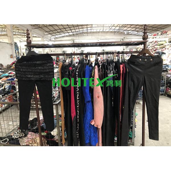 Comfortable Second Hand Womens Clothing South Korean Style Used Ladies Winter Stretch Pants