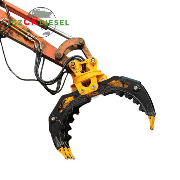 Customized Universal Mechanical Steel Gripper For Excavator