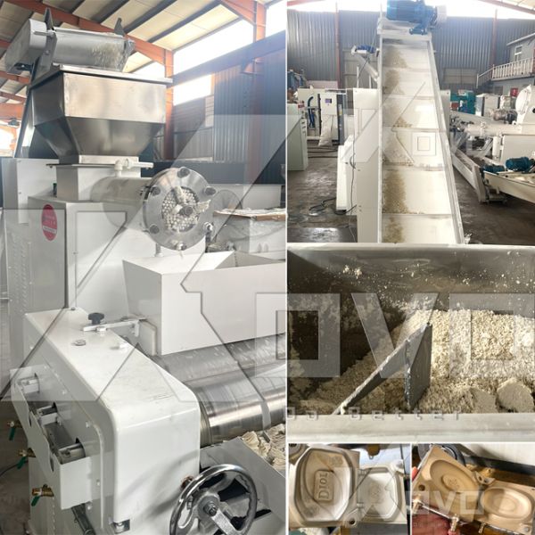 LOVO LOVO-300 Fully Automatic 380V Soap Machine Line for 100-300kg/h Bar Soap Making Easy Operate Small Manufacturing