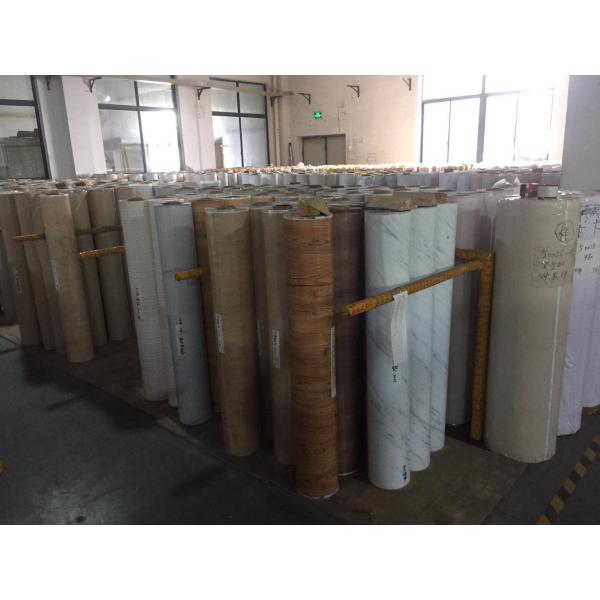 PVC Coating Decor Wall Paper Simple Operation Environmentally Friendly