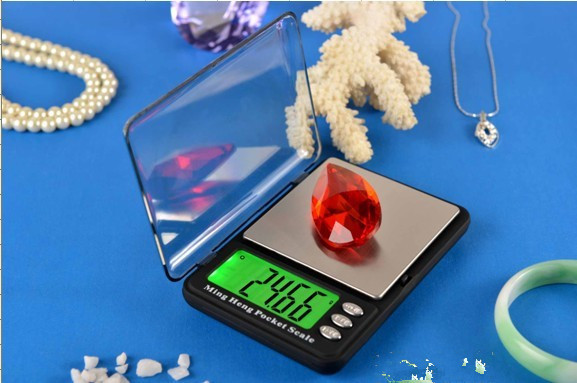Pocket scale with Big LCD Green backlight