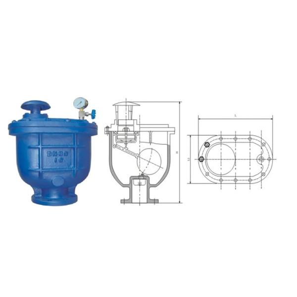 Pipeline Air Release Valves For Water Systems Bonnet Cast Iron