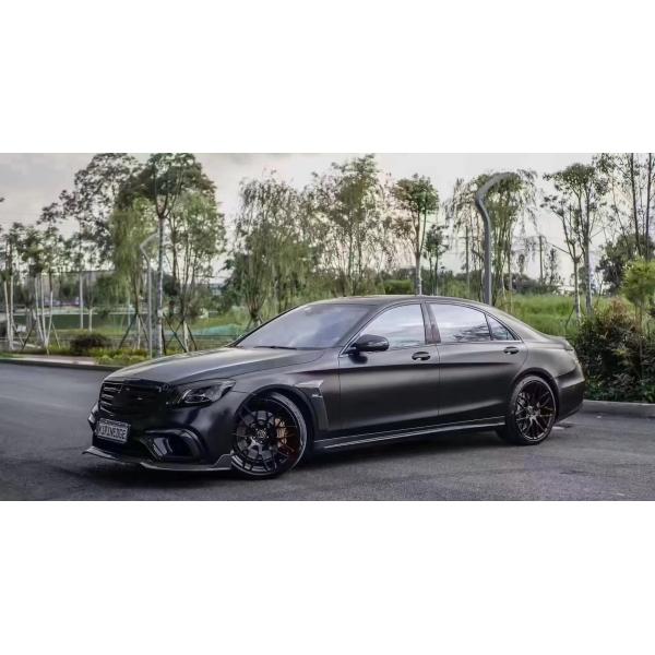BRASS Tyle Front Shovel Rear Diffuser for Mercedes-Benz W222 AMG S63 S65 S63 S65 Carbon Fiber Body Kit