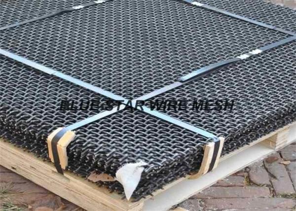 Rigid High Carbon Steel Wire Mesh For Processing Stones / Sand / Gravel Coal