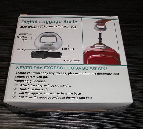 Luggage scale with capacity 50kg