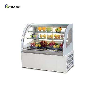 Stand Up Refrigerated Dessert Case Easy Cleaning Chiller For Cake Display