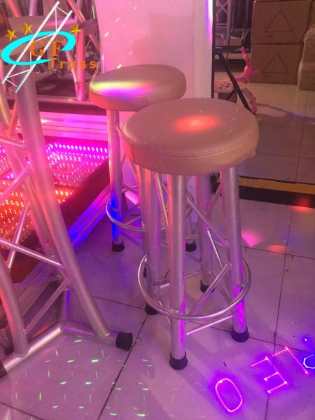 Modern Club 1.2m Aluminum Bar Table And Chair