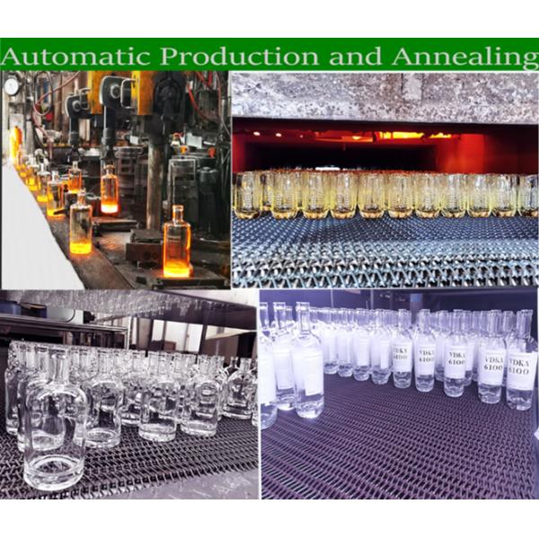 Деревянная бутылка стекла бутылки бесцветного стекла 22mm квадрата пробочки Бурбон