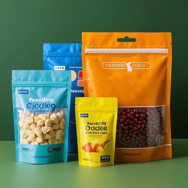 Food Industrial Zipper Top Custom Printed Mylar Bags 28g Aluminum Foil PE PET Plastic Clear Window Dried Mushrooms Packaging