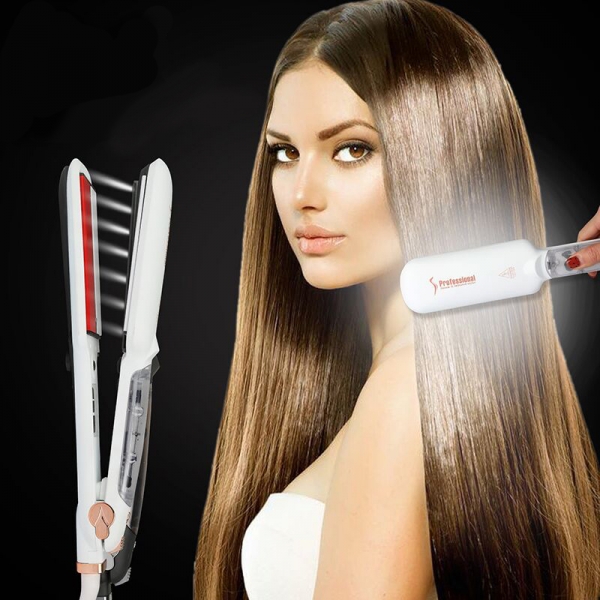 Steam Ceramic Hair Straightener Infrared Ceramic Titanium Straightener Flat Iron