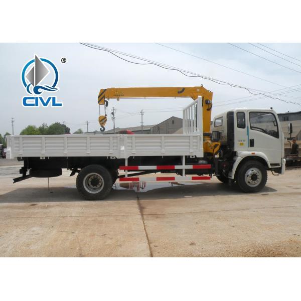 3.2 Tonne Crane Truck With 4x2 Light Truck Chassis Engine 130hp