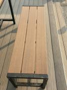                    Hot-Selling WPC Garden Furniture - Commercial Outdoor Table with Matching Bench              