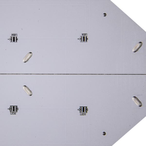 Доска УДАРА доски PCB дисплея СИД Peelable 0.3mm 0.5mm электронная