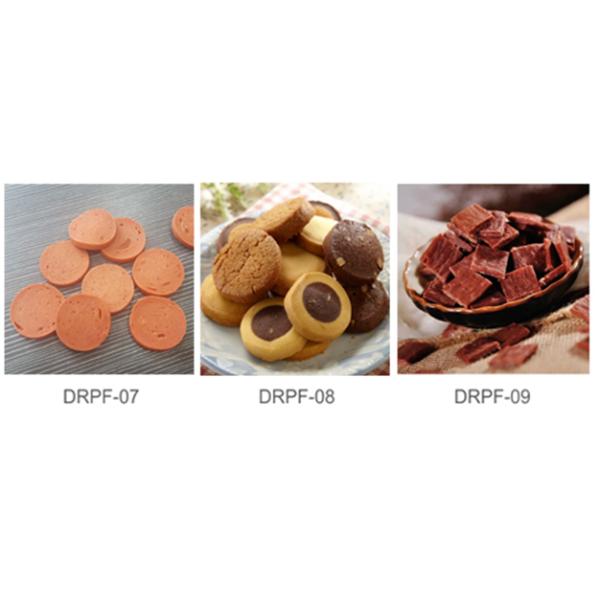 O cão espasmódico da galinha trata a linha de produção deleites espasmódicos dos alimentos para animais de estimação dos petiscos do cão que formam a máquina