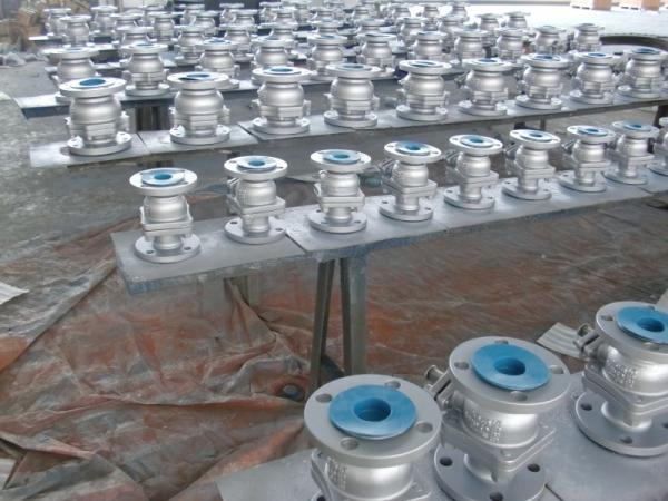 1500lb duas peças de válvula de esferas flutuantes