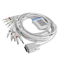 Conector da banana do IEC 4,0 do cabo e dos Leadwires de Mindray DECG-03A M2461A ECG