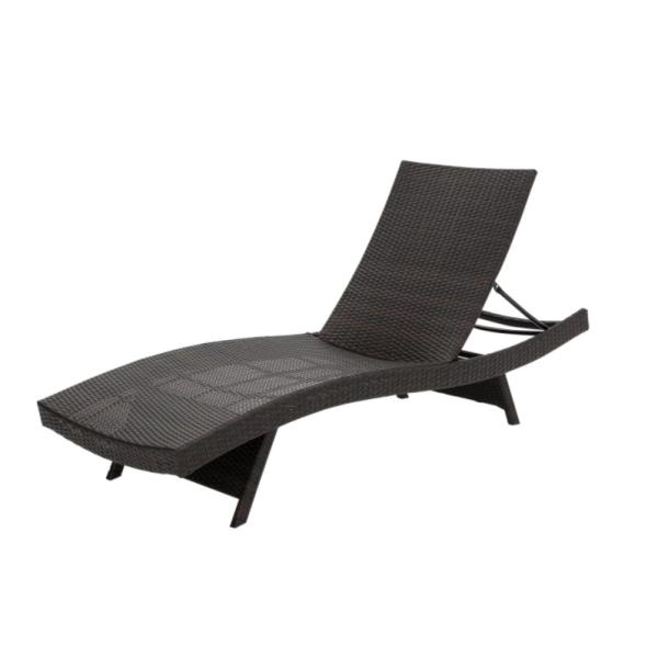 LC1008 Hotel Rattan Style Outdoor Wicker Sun Loungers Pool Outdoor