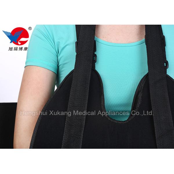 XL / XXL Black Medical Arm Sling , Durable Adjustable Arm Sling With CE FDA