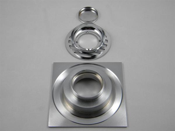 Chrome Plated Finishing Bathroom Hardware Sets Brass Floor Drain