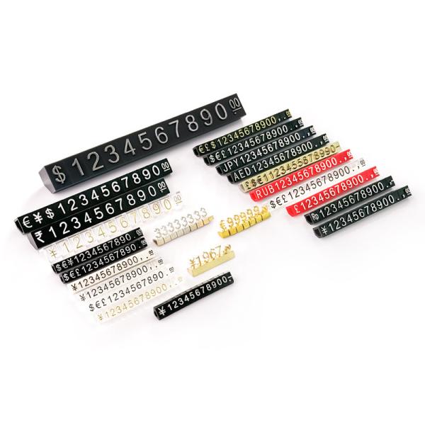 Золото Мини 3D Металл розничная цена отображение теги для ювелирных изделий цены кубики